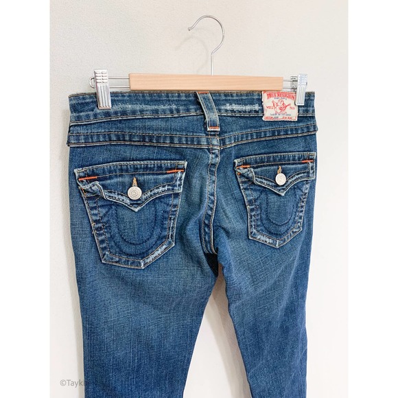 True Religion Heavyweight Flare Denim Jeans, 27 - Picture 2 of 12